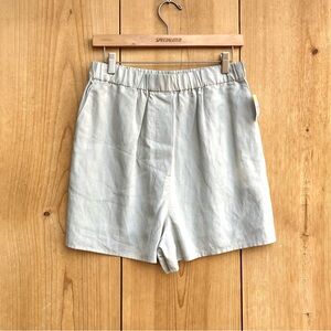 Sophie Rue High Waist Shorts in Light Gray
